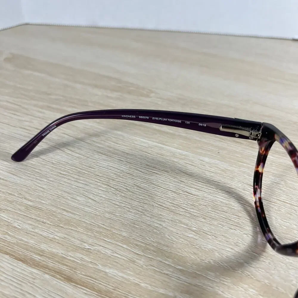 Bebe Kindness BB5079 Eyeglasses 518 Plum Tortoise 51-16-135 Frames Only